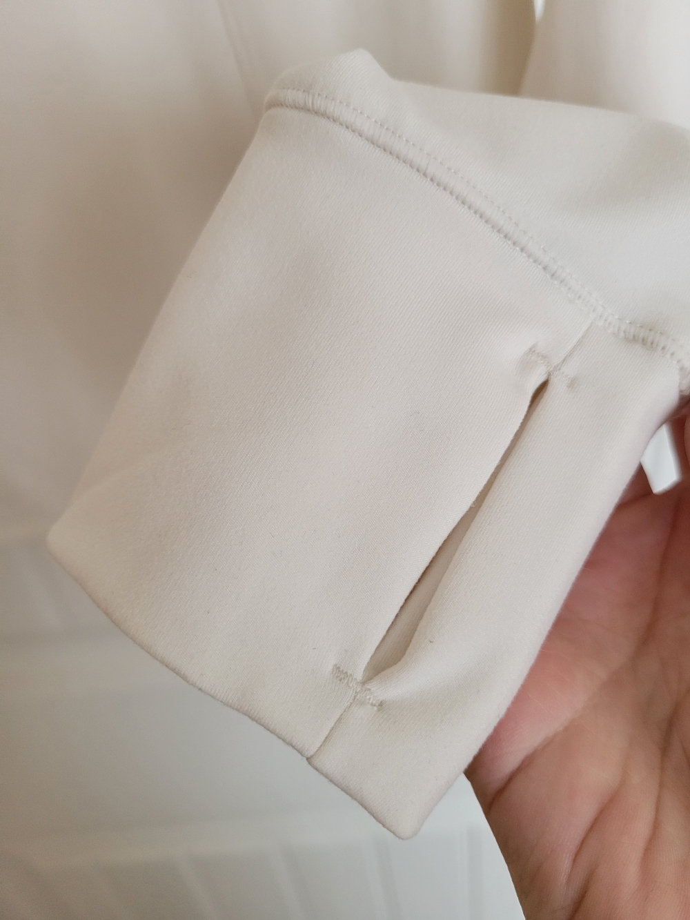 90 Degree By Reflex White Full-Zip Athletic Sweater - Picture 4 of 7